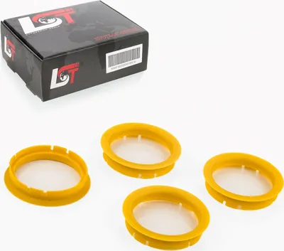 Produktbild von 4x Zentrierringe Gelb Alufelgen Ø 70,0 - Ø 60,1 mm für ALFA ROMEO SUBARU TOYOTA