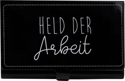 Produktbild von Visitenkartenetui "Held der Arbeit"