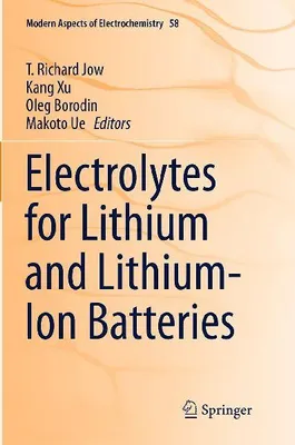 Produktbild von Electrolytes for Lithium and Lithium-Ion Batteries