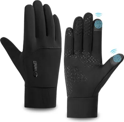 Produktbild von Tech-Protect Wg01 Winter Touchscreen Handschuhe M Schwarz