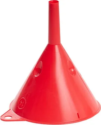 Produktbild von Hünersdorff Trichter HD-PE 140 mm mit Öse rot