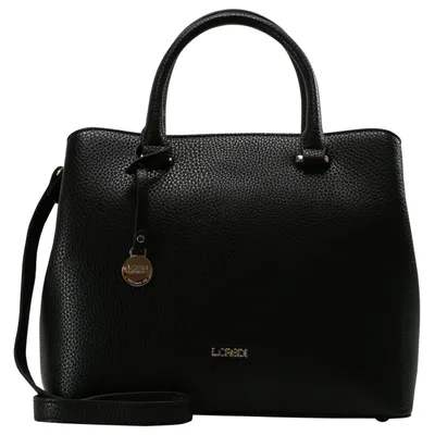 Image de L.CREDI sac à main sac à épaule bandoulière Maxima Handle Bag Black noir