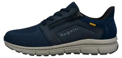 Immagine prodotto di Bugatti, scarpe da uomo, modello stringato, colore blu, ideali per il tempo libero