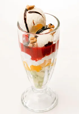 Eisbecher aus Glas, 300 ml, 6 Stück, spülmaschinenfest