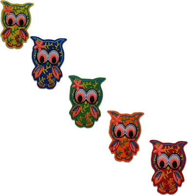 Obrázek produktu pro Soví zvíře - nášivka, nažehlovací nášivka, nášivka, nášivky, k nažehlení, velikost: 7,5 x 5,5 cm