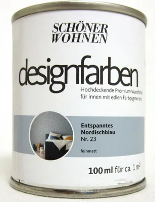 Produktbild von Designfarbe Entspanntes Nordischblau Nr.23 100 ml