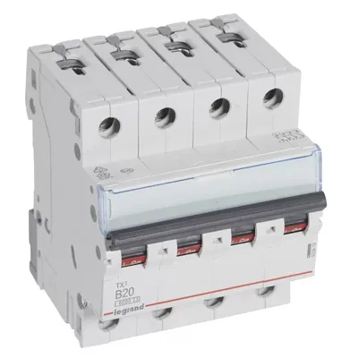 Obrázek produktu pro Legrand TX3, Miniaturní obvodový jistič, Typ B, IP20, 240 - 415 V