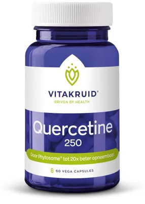 Productafbeelding van Vitakruid Quercetine 250 Quercefit® Phytosome®-Technologie (60 vega capsules)