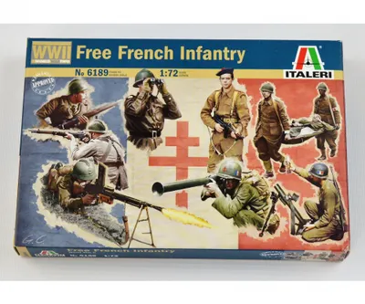Zdjęcie produktu dla Italeri 1:72 Francuska piechota (II wojna światowa)
