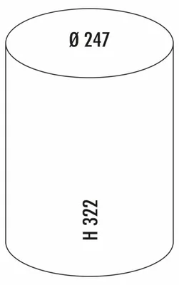 Produktbild von Naber Ersatzeimer, schwarz (13 Liter). - Mülleimer