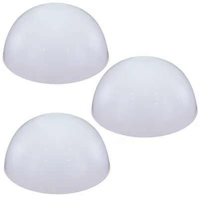 Produktbild von 3er Set moderner LED Solarleuchten in Kugelform