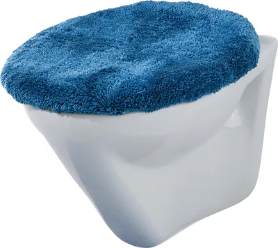 Produktbild von Erwin Müller WC-Deckelbezug Katerini" blau 47x50 cm"