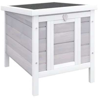 Immagine prodotto di Gabbia per Conigli 42x51x43 cm in Legno di abete Grigio