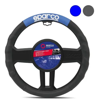 Produktbild von SPARCO SPC1111GR Lenkradbezug Polyurethan Ø38cm Grau Lenkradhülle