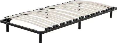 Produktbild von BELIANI Rošt z topolového dřeva kovový 90 x 200 cm 24 pružinových lamel volně stojících pro dětský pokoj s jednou postelí