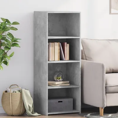 Produktbild von vidaXL Highboard Betongrau 45x41x124 cm Holzwerkstoff