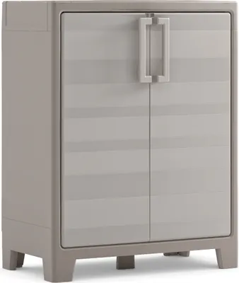 Produktbild von KIS Kunststoffschrank "GULLIVER", niedrig Beige