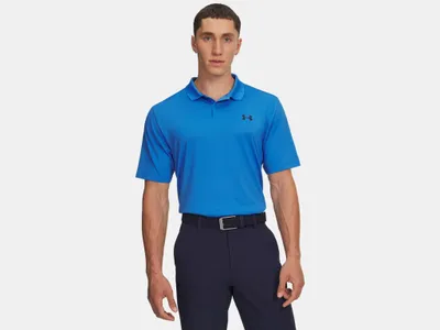 Produktbild von Under Armour Loses Poloshirt mit Matchplay-Logo, Blau L