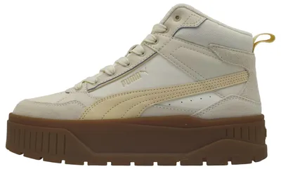 Produktbild von PUMA Damen Karmen Ii Idol Mid WTR Sneaker, Mattiertes Elfenbeinfarbenes Segeltuc