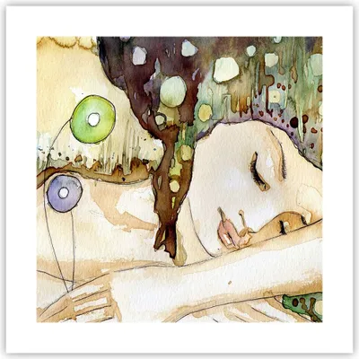 Produktbild von Poster - Poster ohne Rahmen - Frau modern - 40x40 cm - Wand Bild - Wanddeko - Wandbilder - Kunstposter - Wandposter - Bilder - Kunstdruck - Wanddekoration - Wandbild - P2XAC40x40-3553