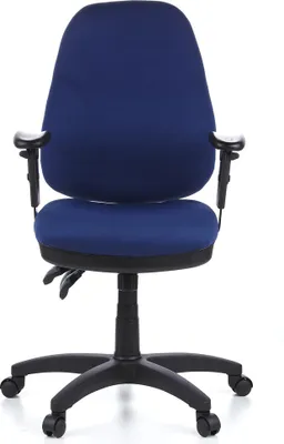 Obrázok produktu pre hjh OFFICE profesionálna kancelárska stolička ZENIT PRO ergonomická kancelárska stolička s podrúčkami (výškovo nastaviteľná) látková modrá otočná stolička do kancelárie, domácnosti