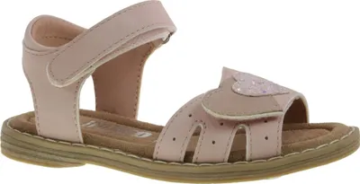Produktbild von INDIGO Mädchen Sandale Riemchensandale Klettriemen Glitzerherz EUR 34