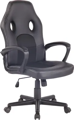 Produktbild von CLP Gaming Bürostuhl Elbing höhenverstellbar und drehbar schwarz/schwarz
