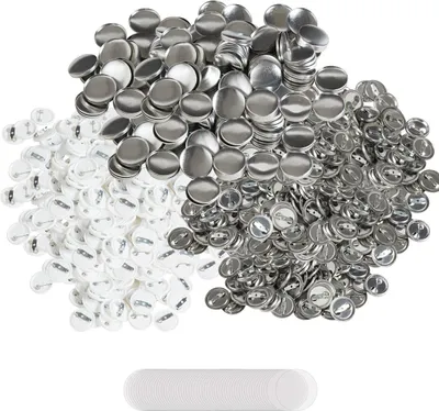 Produktbild von 1" 25 mm Knopfabzeichen-Teile für Knopfmaschine, 500 Sets