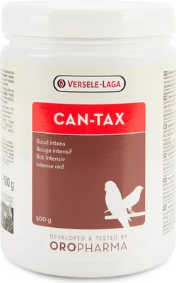 Produktbild von Versele Oropharma Can-Tax 500g - Roter Farbstoff für Vögel zur Farbauffrischung