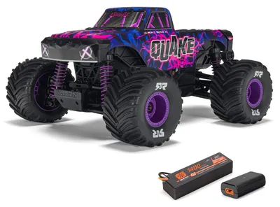 Zdjęcie produktu dla ARRMA 1/16 QUAKE GROM 4X4 RTR Monster Truck, Off-road truck, 1:16, 1400 mAh, 1,04 kg