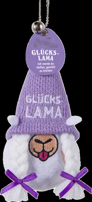 Produktbild von H&H Glücksbringer Maskottchen-Ich bring Dir Glück-Glückswichtel Lama