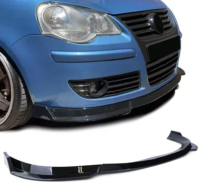 Produktbild von Frontspoiler Spoiler Lippe schwarz glänzend für VW Polo 9N3 2005-2009