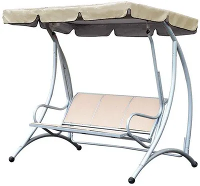 Immagine prodotto di Telo per altalena beige, protezione UV, impermeabile, 190x132x15 cm