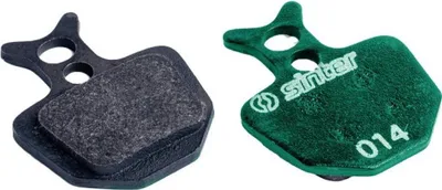 Produktbild von Sinter Scheibenbremsbelag 014 Formula organisch, MTB Race, grün, 25 Stück