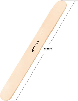 Produktbild von Drevená špachtľa veľká 150x18x1,8 mm - 150 kusov