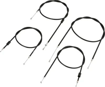 Produktbild von Set: Bowdenzüge für Enduro (BVF-Vergaser), Schwarz - Simson Simson S51, S70, S53, S83