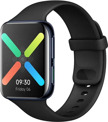 Image de OPPO Watch 46 mm Noir, 4,85 cm (1,91"), AMOLED, écran tactile, 8 Go, GPS, 40 g