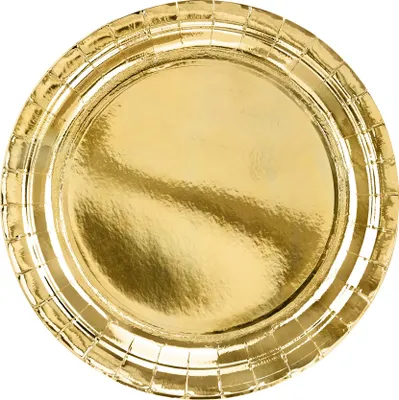 Produktbild von Talerzyki złoty 23cm 6szt