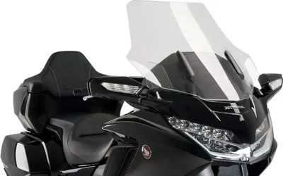 Produktbild von Puig Touring Honda Gl1800 Goldwing 2025 Hohe Windschutzscheibe Schwarz Schwarz One Size