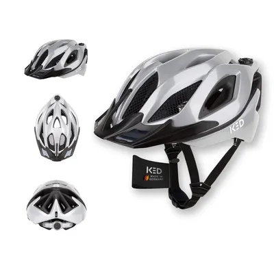 Produktbild von KED Spiri II Trend Allround Fahrradhelm Mit LED Licht Und Reflektor, Optimierter Belüftung und Insektenschutznetz, Farbe: K-STAR Pure Größe: 52-58 (M)
