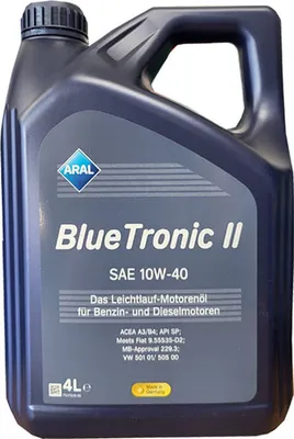 Produktbild von ARAL BlueTronic 10W-40 Motoröl, 1x4 Liter Kanne