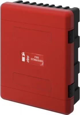 Produktbild von 2er Feuerlöscherschutzschrank für 2x 6/9kg Feuerlöscher