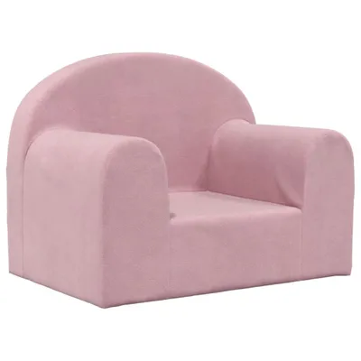 Produktbild von vidaXL Kindersofa Rosa Weich Plüsch