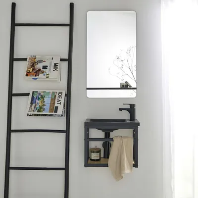 Immagine prodotto di Set lavabo + specchio + rubinetto SAO
