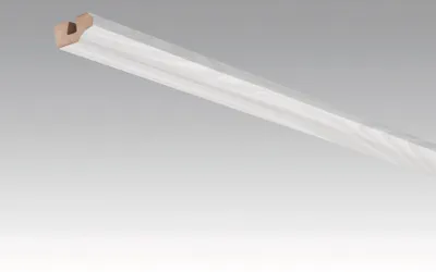 Produktbild von Meister | 2,38 m | Silberesche 260 cm Wand Deckenleiste, Deckenschiene, Deckenschutzleiste, Deckenabschlussleiste, Montage Set, Innenwinkel, Aussenecken, Kleber