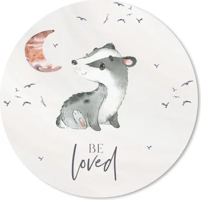 Produktbild von MuchoWow® Mauspad Mousepad Zitate - Geliebt werden - Sprichwörter - Kind - Jungen - Mädchen - Aquarell 30x30 cm - Mousepads - Maus Mat - Pad - Mausunterlage - Tischunterlage - Schreibtischmatten