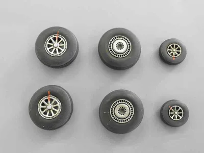 Produktbild von Plus model Wheels for C-121 Constelation 1:72