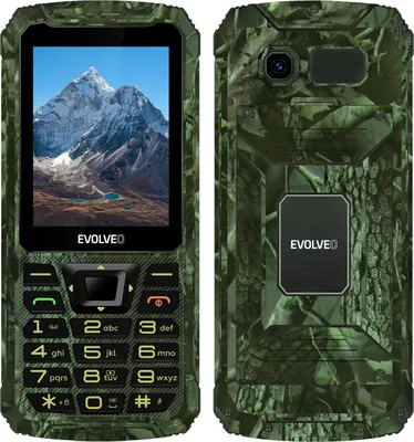 Obrázek produktu pro Evolveo Strongphone Z6 mobilní telefon, Lovecká kamufláž