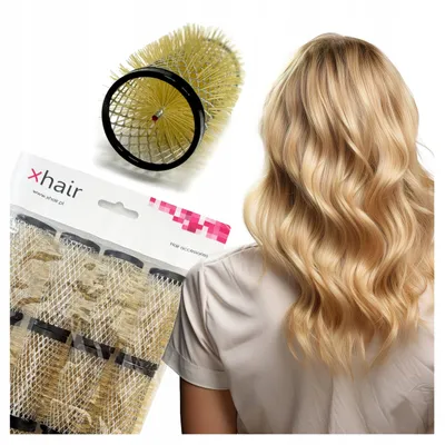 Produktbild von xhair Metall Haarwickler mit Bürste für Locken 28mm