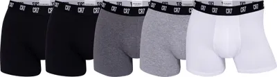 Produktbild von CR7 Cristiano Ronaldo - BASIC - Retroshorts/Trunks/Boxershorts für Herren - 5-Pack